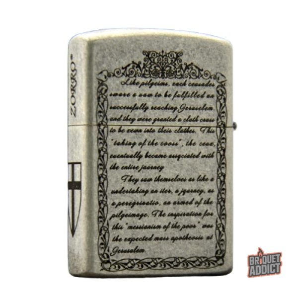 Briquet ancien chevalier, pièce de collection unique