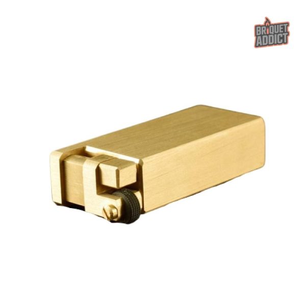 Ancien briquet de poilu en métal, briquet essence vintage