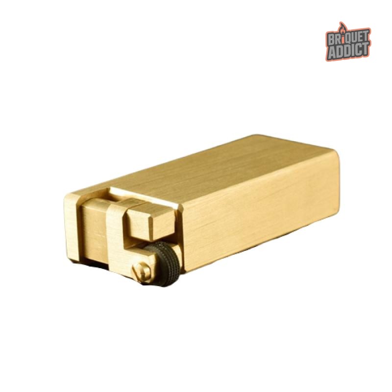 Ancien briquet de poilu en métal, briquet essence vintage