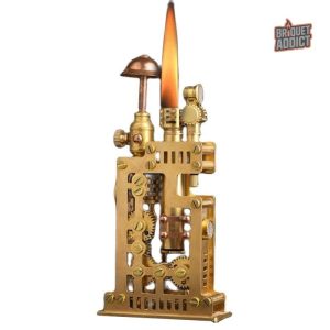 Ancien briquet de table en essence