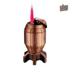 Ancien briquet tempête en forme de fusée