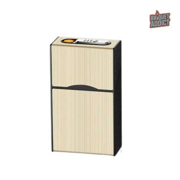Briquet Intégré dans une Boite à Cigarettes Élégante