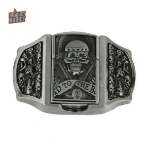 Boucle de ceinture avec briquet intégré