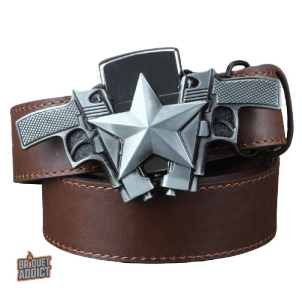 Briquet pistolet pour ceinture, design unique et original