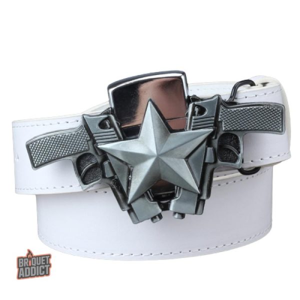 Accessoire briquet original en forme de pistolet pour ceinture