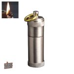 Briquet essence vintage, design inspiré de la Seconde Guerre mondiale