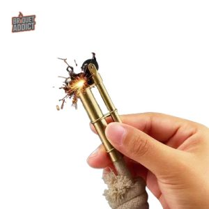 Briquet Amadou ancien en design unique