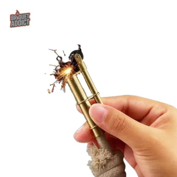 Briquet Amadou ancien en design unique