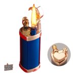 Briquet essence avec motif cœur