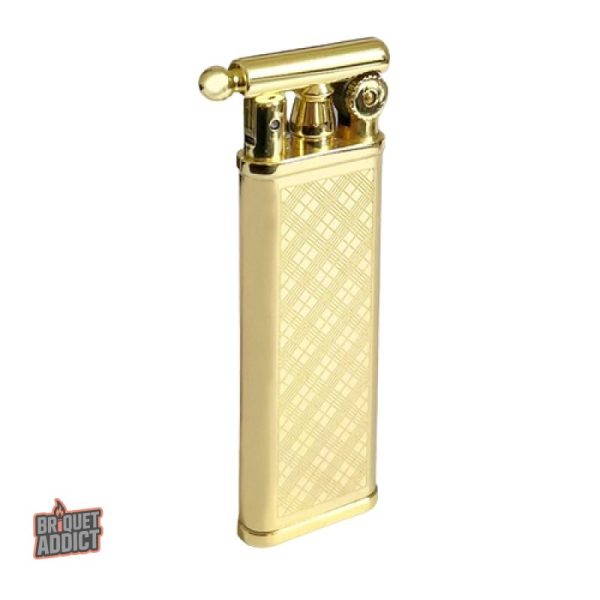 Briquet essence vintage avec finition élégante