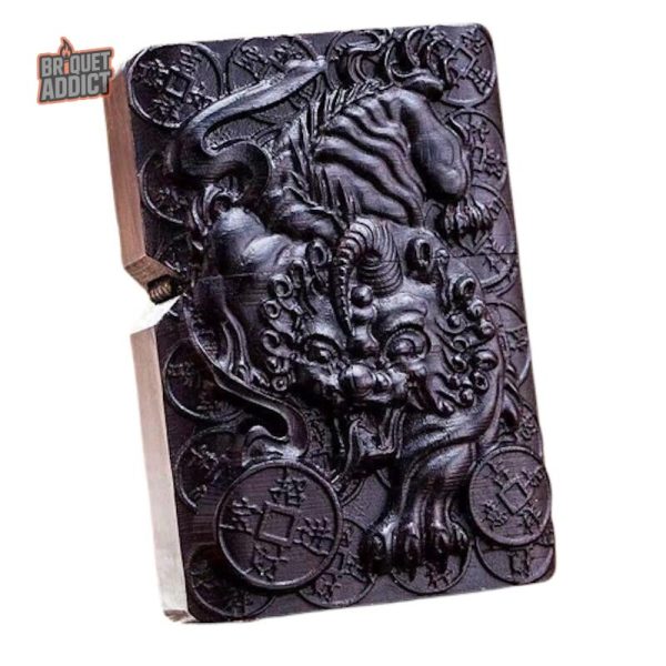 Briquet ancien en acajou