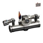 Briquet ancien essence en argent, design classique et élégant