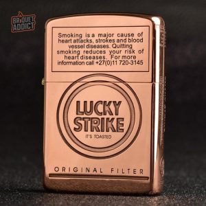 Briquet ancien Lucky Strike en métal