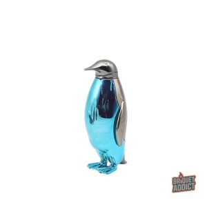 Briquet ancien Pingouin en métal décoratif