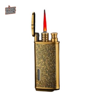 Briquet au butane pour tempête, design compact et résistant