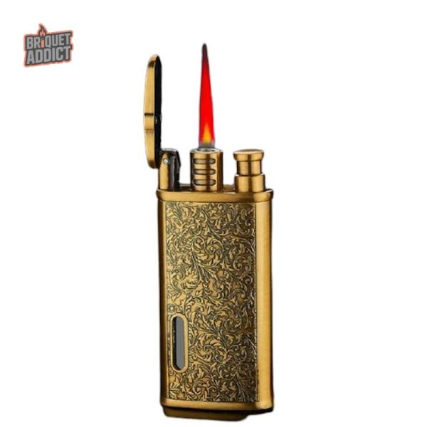 Briquet au butane pour tempête, design compact et résistant