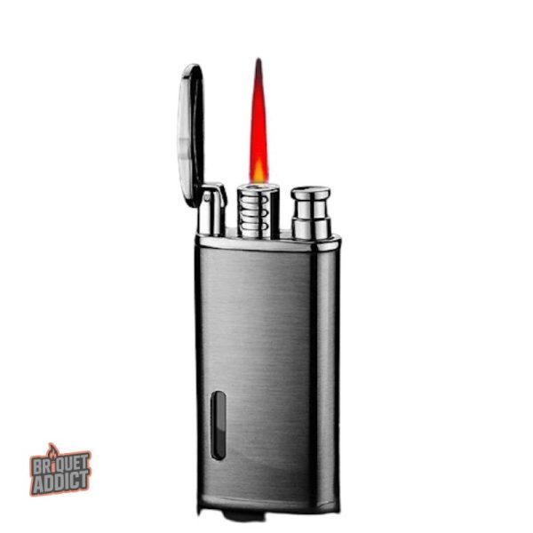 Briquet tempête au butane, allumage fiable en conditions difficiles