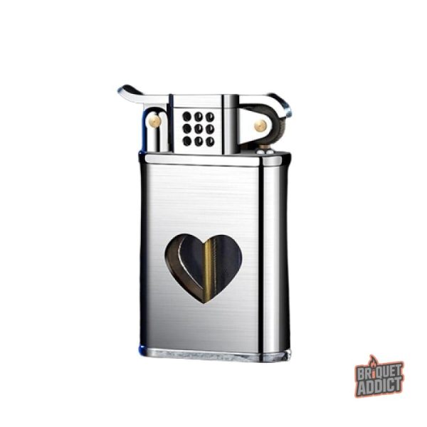 Briquet original, style cœur pour un allumage créatif