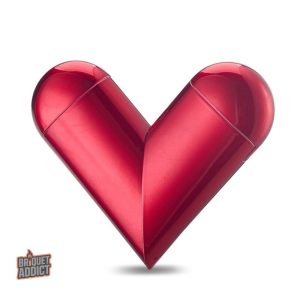 Briquet électrique en forme de cœur