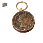 Briquet original avec pièce de monnaie à l'extrémité