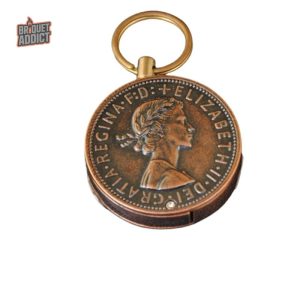 Briquet original avec pièce de monnaie à l'extrémité