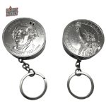 Briquet créatif doté d'une pièce de monnaie décorative