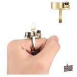 Briquet en forme de bague, accessoire tendance