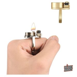 Briquet en forme de bague, accessoire tendance