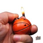 Briquet original en forme de ballon de basket