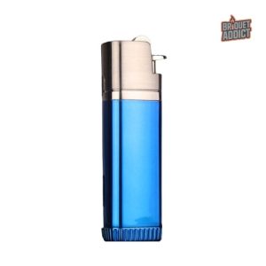 Briquet bleu pour tempête, design compact et efficace