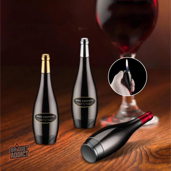 Briquet bouteille de vin, accessoire amusant et unique