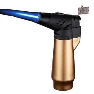 Briquet chalumeau élégant, idéal pour les amateurs de cigares