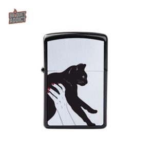 Briquet Chat design mignon et fonctionnel en essence