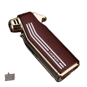 Accessoire de poche : briquet et couteau combinés