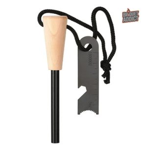 Briquet de survie magnésium, essentiel pour les aventuriers