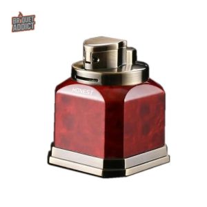 Briquet tempête de table avec flamme réglable