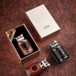 Briquet essence au design artistique, idéal pour offrir