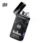 Briquet électrique double arc USB élégant et moderne