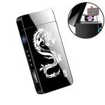 Briquet USB innovant, idéal pour les fumeurs et campeurs