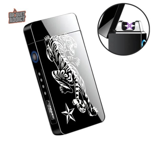 Briquet électrique à double arc, parfait pour un usage quotidien