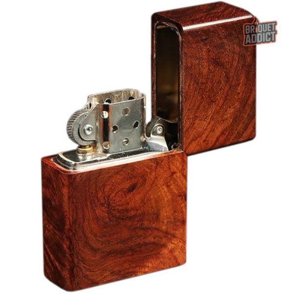 Briquet en bois élégant et fonctionnel