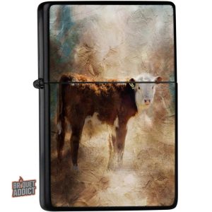Briquet en forme de vache, un accessoire amusant et unique