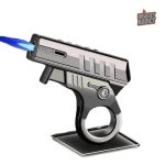Briquet en pistolet chalumeau, design compact et ergonomique