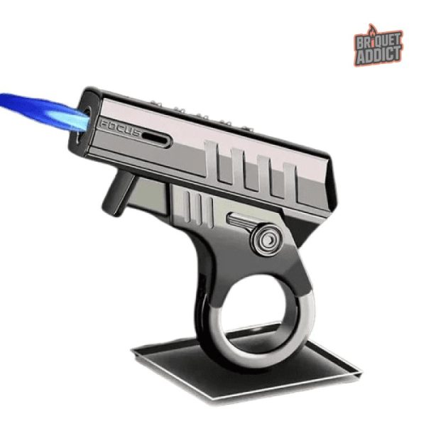 Briquet en pistolet chalumeau, design compact et ergonomique
