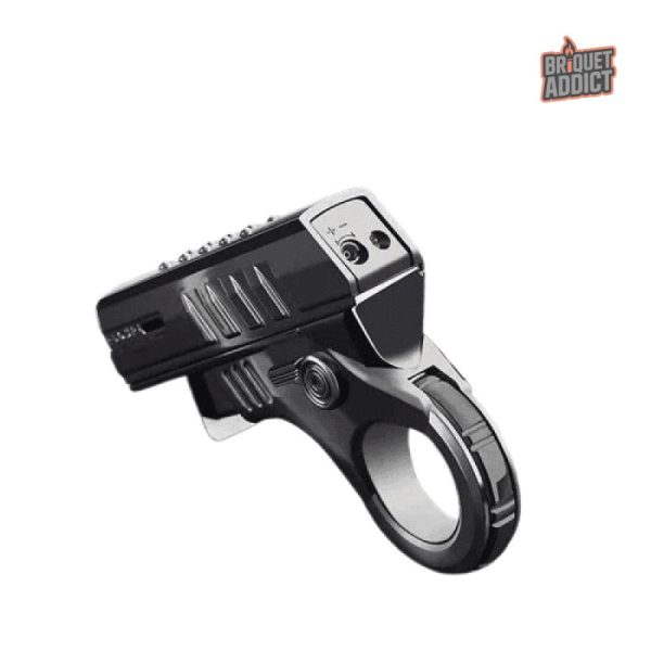 Briquet chalumeau en forme de pistolet, flamme ajustable