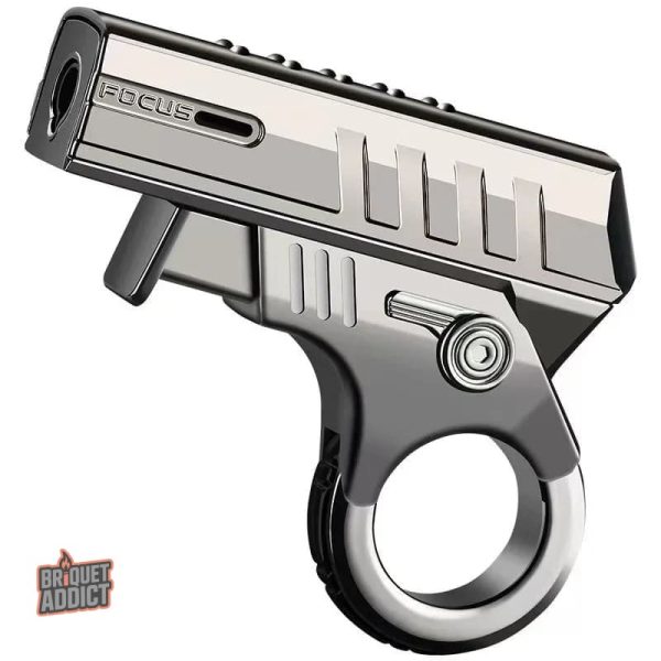 Briquet en pistolet, idéal pour allumer barbecue et cheminée