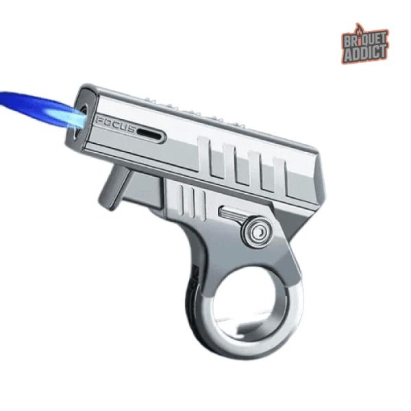 Briquet chalumeau, style pistolet, utilisation facile et pratique