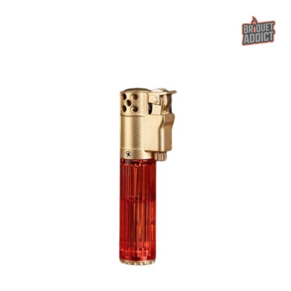 Briquet essence en verre, parfait pour les fumeurs