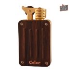 Briquet Essence Chief en bois élégant et pratique