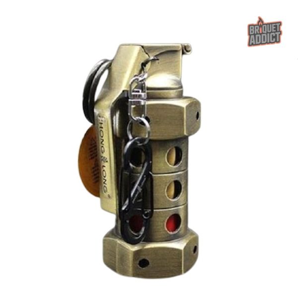 Briquet essence design grenade, style unique